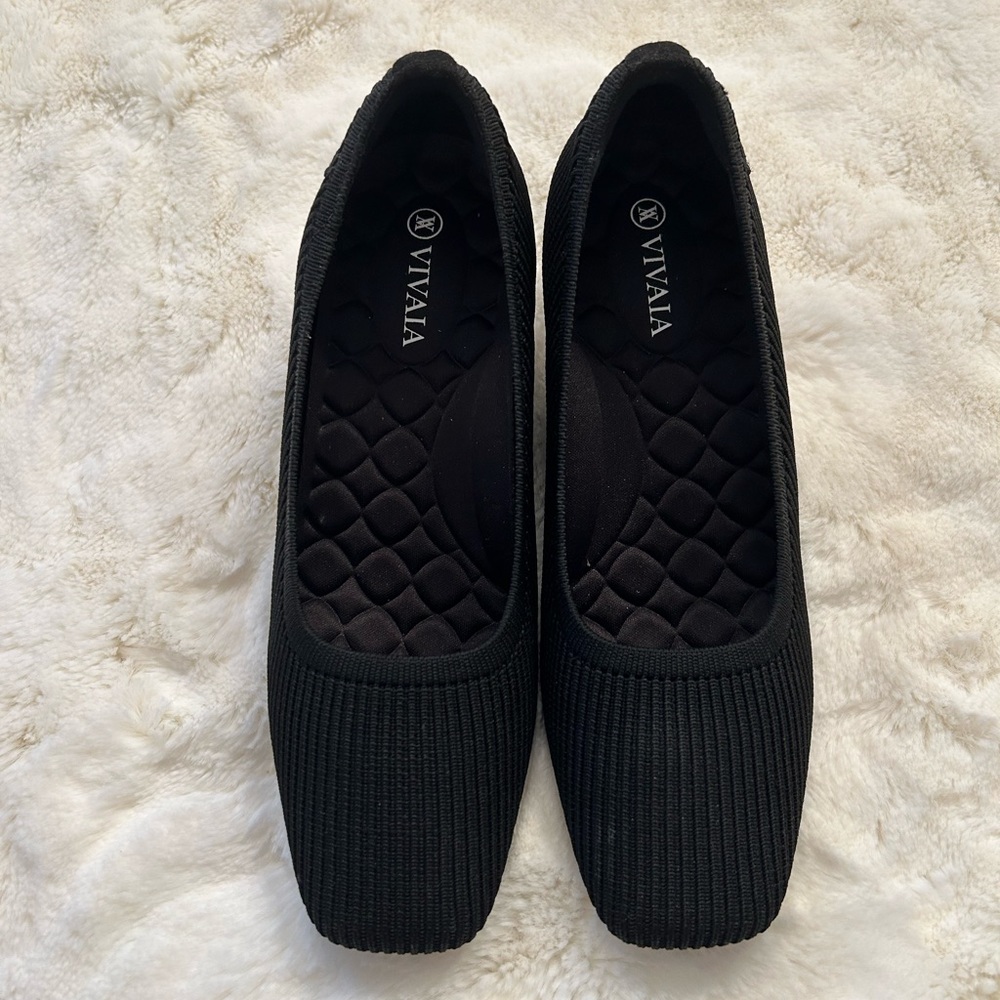 Vivaia Margot Square-Toe Wedge